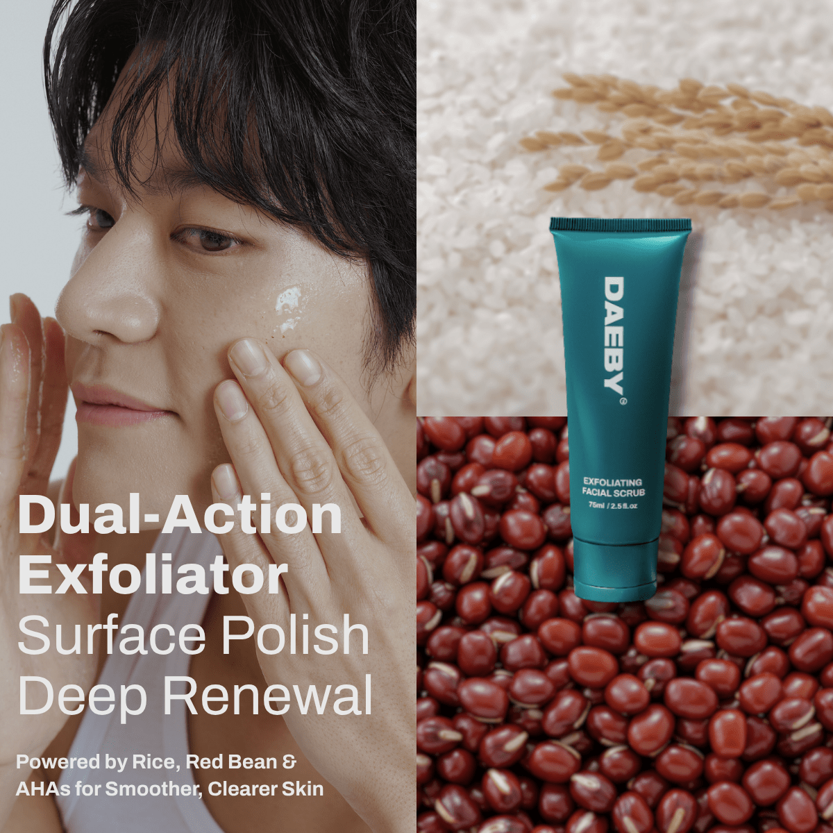 Exfoliating Facial Scrub (75ml) - DAEBY