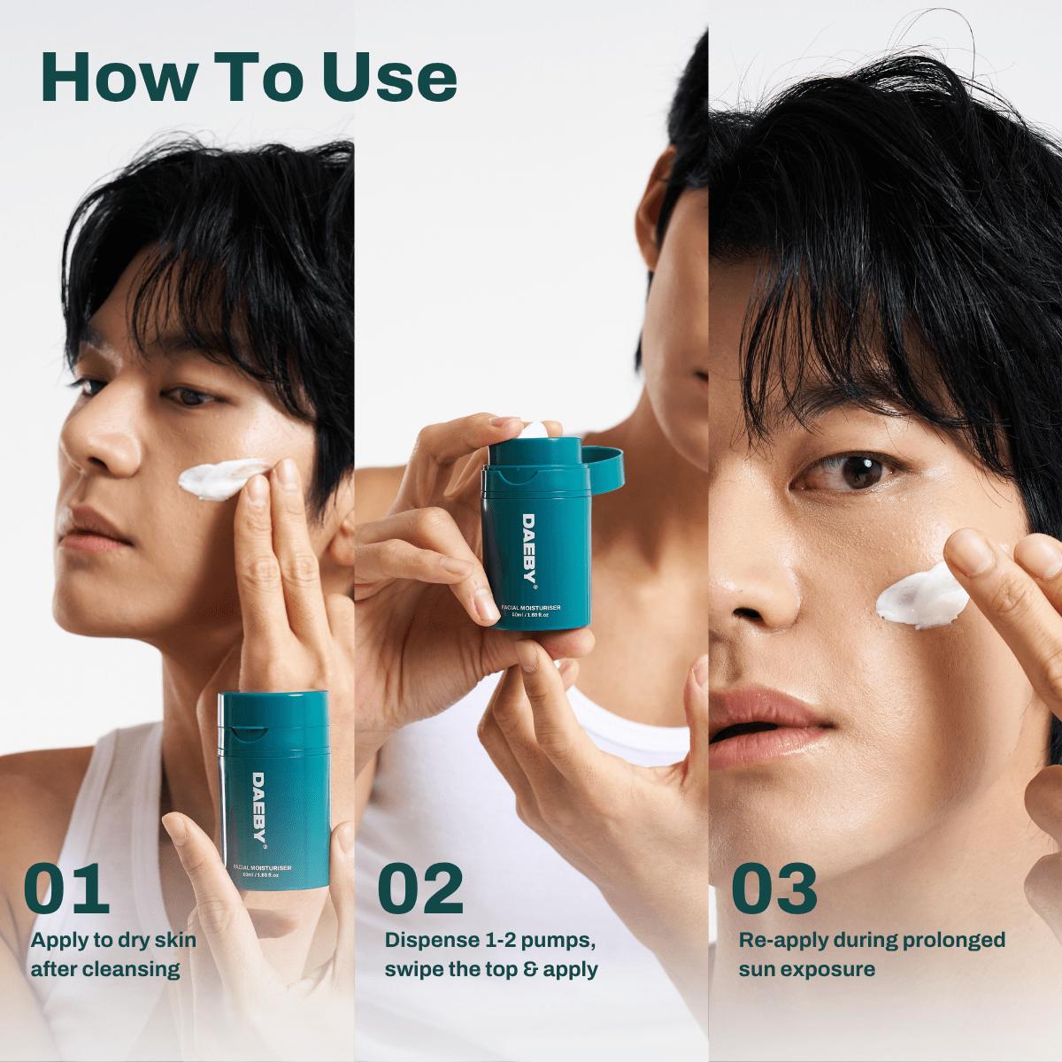 Facial Moisturiser SPF 50+ (50ml) - DAEBY